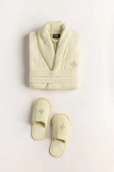 AW24 Cream Velour Bathrobe