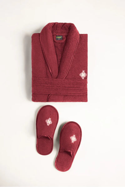 Lychee Velour Bathrobe